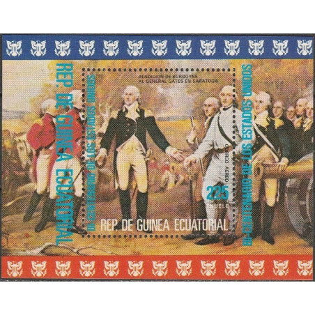 Pusiaujo Gvinėjos pašto ženklai (1975). Amerikos revoliucija