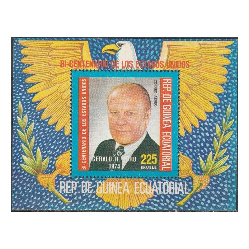 Pusiaujo Gvinėjos pašto ženklai (1975). Prezidentai