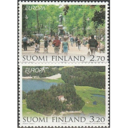 Suomijos pašto ženklai (1999). Gamtos rezervatai ir draustiniai