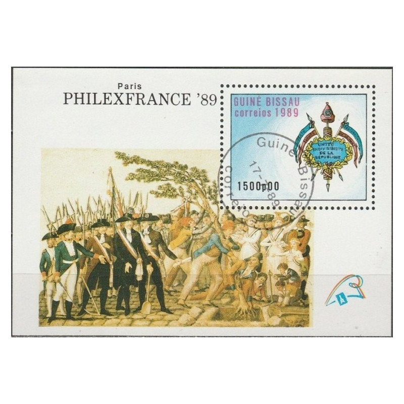 Guinea-Bissau stamps (1989) for sale. Philatelic exhibition PHILEXFRANCE