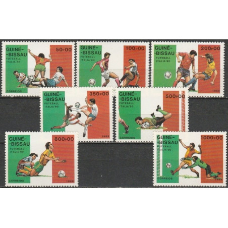 Bisau Gvinėjos pašto ženklai (1989). FIFA Pasaulio taurė