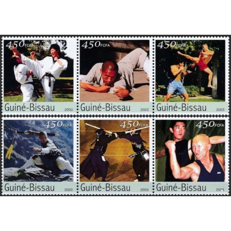 Bisau Gvinėjos pašto ženklai (2003). Kovinis sportas
