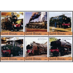 Guinea-Bissau stamps (2004) for sale. Locomotives