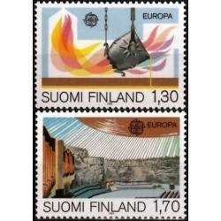 Suomijos pašto ženklai (1983). Žmonijos išradimai