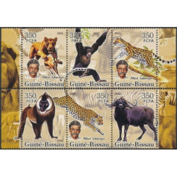 Guinea-Bissau stamps (2005) for sale. African animals