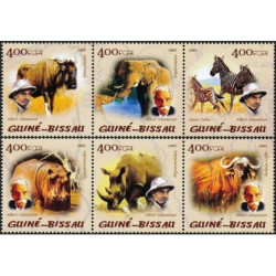 Bisau Gvinėjos pašto ženklai (2005). Afrikos fauna