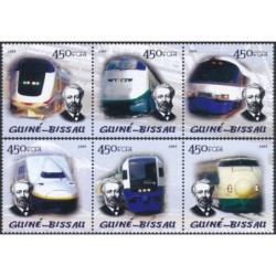 Bisau Gvinėjos pašto ženklai (2005). Lokomotyvai