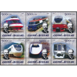 Guinea-Bissau stamps (2005) for sale. Locomotives