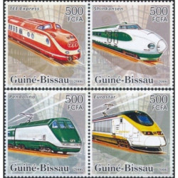 Bisau Gvinėjos pašto ženklai (2006). Lokomotyvai