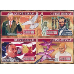 Bisau Gvinėjos pašto ženklai (2007). Žymūs žmonės