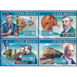 Bisau Gvinėjos pašto ženklai (2007). Garsūs išradėjai