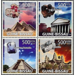 Bisau Gvinėjos pašto ženklai (2008). Kultūros paveldo paminklai