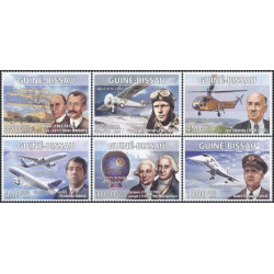 Guinea-Bissau stamps (2008) for sale. Pioneers of aviation