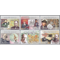 Guinea-Bissau stamps (2008) for sale. Famous medical people