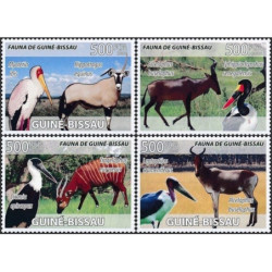 Bisau Gvinėjos pašto ženklai (2008). Afrikos fauna