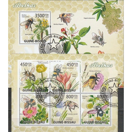Bisau Gvinėjos pašto ženklai (2009). Bitės