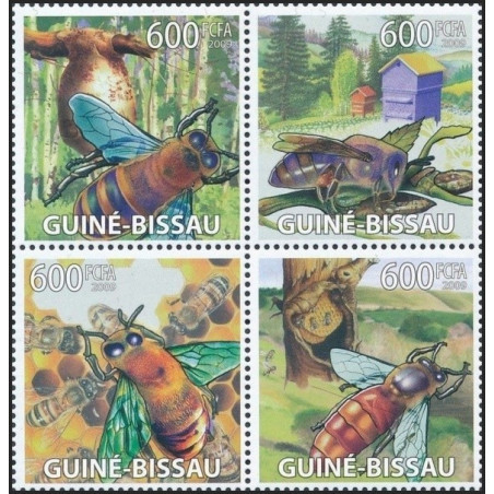 Guinea-Bissau stamps (2009) for sale. Honey bees