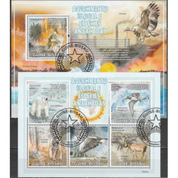 Guinea-Bissau stamps (2009) for sale. Global warming effect