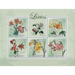 Guinea-Bissau stamps (2009) for sale. Flowers (lilies)