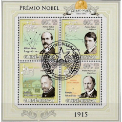 Bisau Gvinėjos pašto ženklai (2009). Nobel premijos laureatai 1915 m.