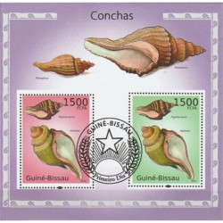 Bisau Gvinėjos pašto ženklai (2010). Jūrų kriauklės