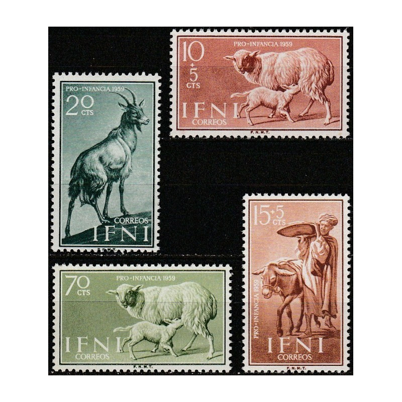 Ifni stamps (1959) for sale. Farm animals