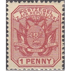 Transvalio pašto ženklai (1895). Herbas