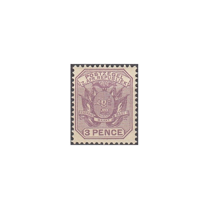 Transvalio pašto ženklai (1895). Herbas