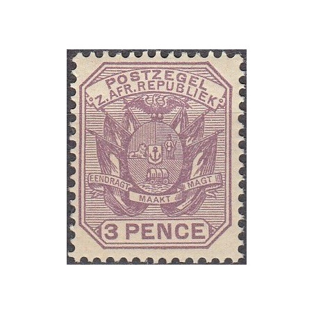 Transvalio pašto ženklai (1895). Herbas