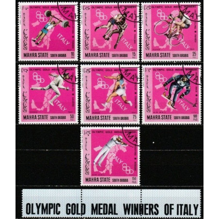 Mahra (Adenas) 1968. Olimpinių žaidynių čempionai (Italija)