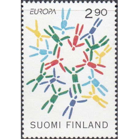Suomijos pašto ženklai (1995). Taika ir laisvė