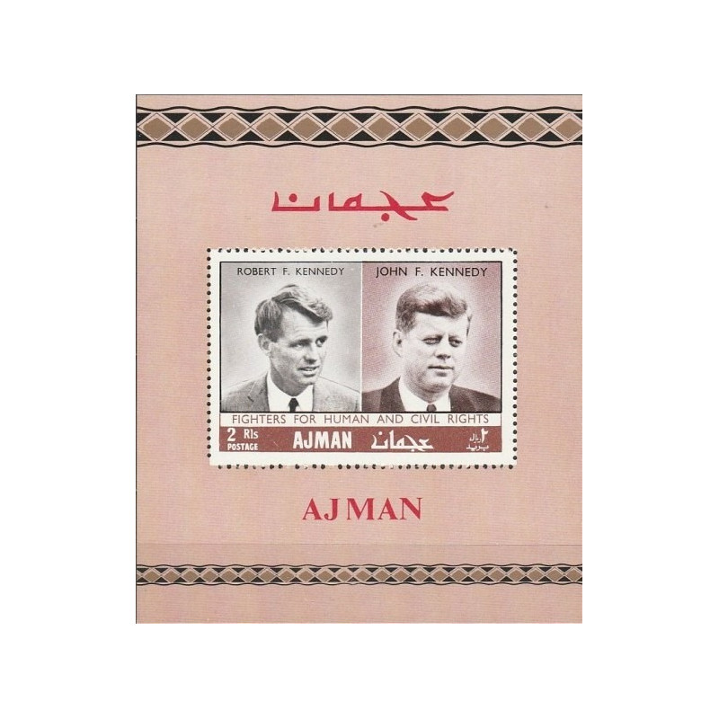 Ajman stamps (1968) for sale. Robert and John Kennedy