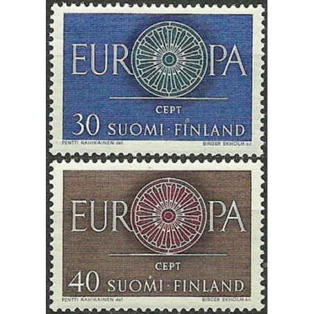 Suomijos pašto ženklai (1960) - Fantastiškos Europa ženklų kainos