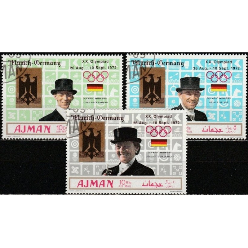Ajman stamps (1969) for sale. Summer Olympic Games Mexico and Munich