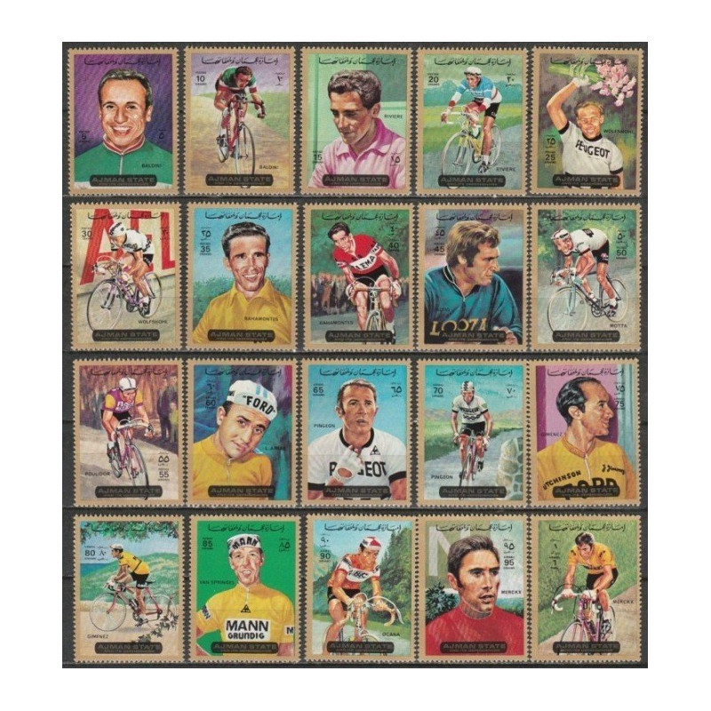 Ajman stamps (1972) for sale. Tour de France