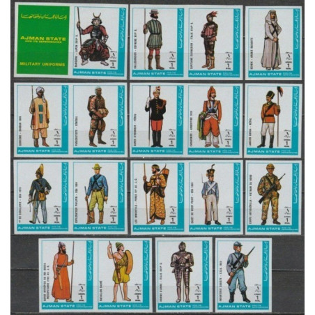 Ajman stamps (1972) for sale. Military uniforms