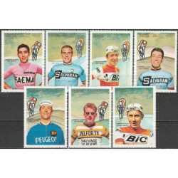Adžmano pašto ženklai (1968). Dviračių sportas (čempionai)