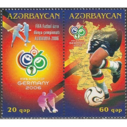 Azerbaidžano pašto ženklai (2006). FIFA Pasaulio taurė Vokietijoje