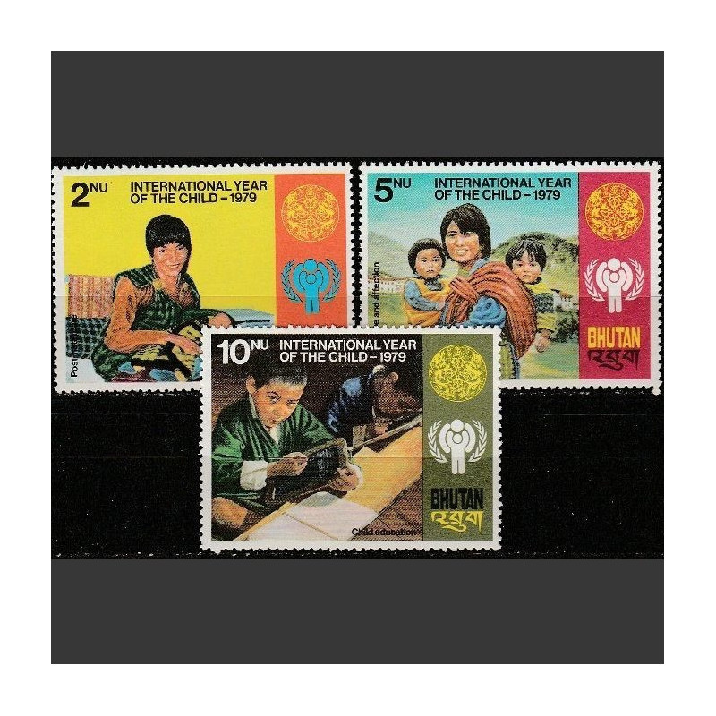 Bhutan stamps (1979) for sale. International Year of the Child
