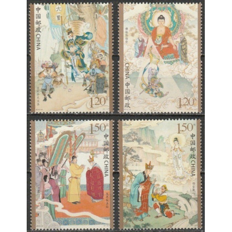 Kinijos pašto ženklai (2015). Literatūros kūriniai (Kelionė į Vakarus)