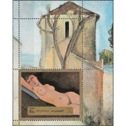Fudžeiros pašto ženklai (1972). Aktai paveiksluose (Modigliani)