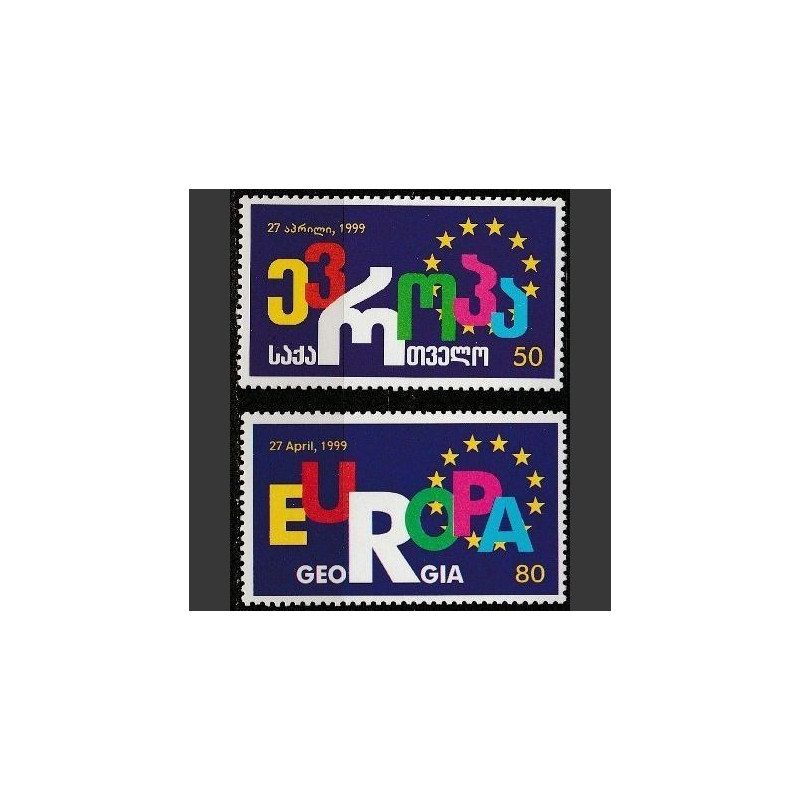 Gruzijos pašto ženklai (1999). Europos Sąjunga (ES)