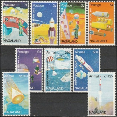 India stamps (1970) for sale. The Moon programme