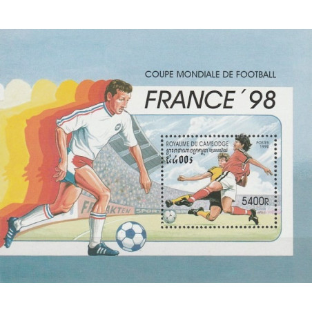 Kambodžos pašto ženklai (1998). FIFA Pasaulio taurė Prancūzijoje