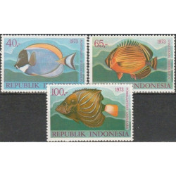Indonezijos pašto ženklai (1973). Žuvys