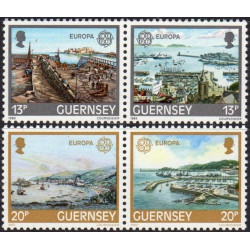 Gernsio pašto ženklai (1983). Žmonijos išradimai: inžinerija, uostas