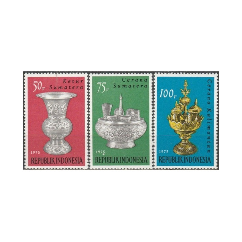Indonezijos pašto ženklai (1975). Tradiciniai rankdarbiai