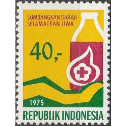 Indonezijos pašto ženklai (1975). Kraujo donorystė
