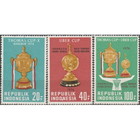 Indonezijos pašto ženklai (1976). Badmintono turnyras