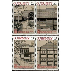 Guernsey stamps (1987) for sale. Modern Architecture